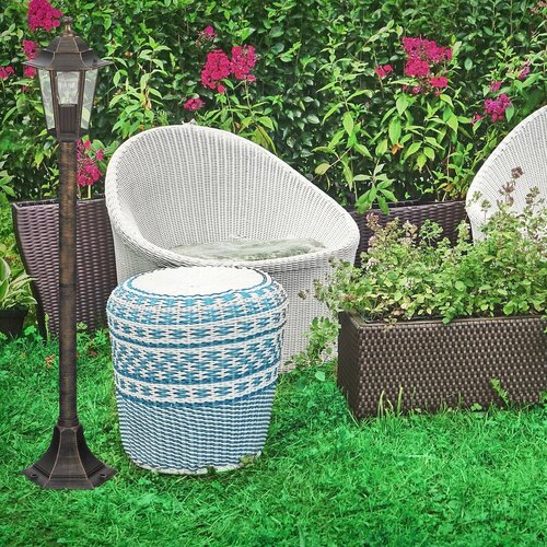 Stalp exterior Velence, auriu antic, 1 x E27, H.105cm, IP43, Rabalux, 8240