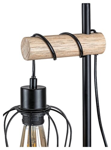 Veioza Fabian, negru mat, 1xE27, Rabalux 5245