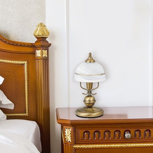 Veioza decorativa Flossi, bronz, 1xE14, clasic, Rabalux 8812