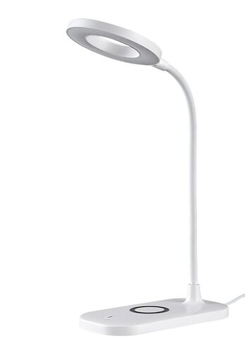 Veioza Hardin, alb, 210lm, LED 5W, 2700-6000K, Rabalux 74014