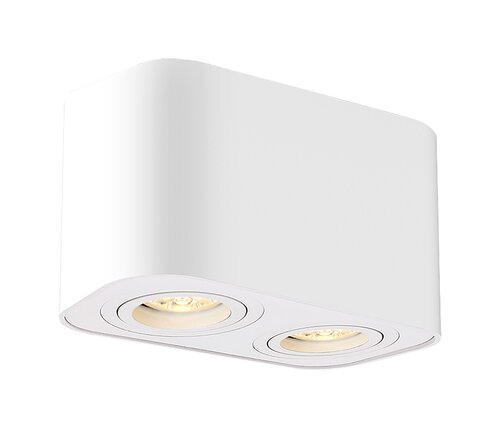 Plafoniera Kobald, alb mat, 2xGU10, IP20, Rabalux, 2054