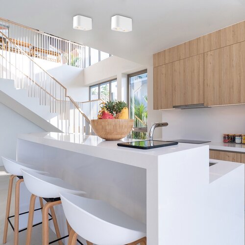 Plafoniera Kobald, alb mat, 2xGU10, IP20, Rabalux, 2054