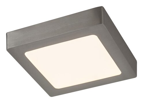 Plafoniera LED Lois, crom satin, 12W, 800lm, 3000K, IP20, Rabalux, 2667