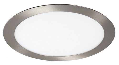 Spot LED incastrat Lois, crom satin, 1400lm, 18W, 3000K, D.22,5cm, IP20, Rabalux 5575