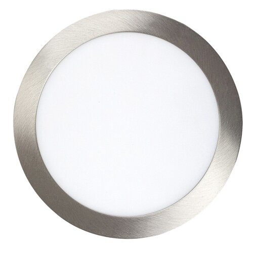 Spot LED incastrat Lois, crom satin, 1400lm, 18W, 3000K, D.22,5cm, IP20, Rabalux 5575