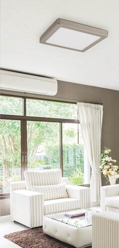 Plafoniera LED Lois, crom satin, 24W, 1700lm, 3000K, IP20, Rabalux, 2669