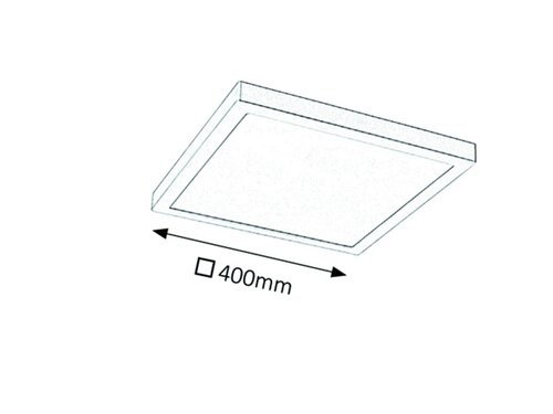 Plafoniera LED Lois, crom satin, 36W, 2500lm, 3000K, IP20, Rabalux, 2670