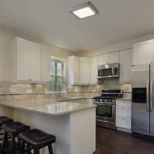 Plafoniera LED Lois, crom satin, 36W, 2500lm, 3000K, IP20, Rabalux, 2670