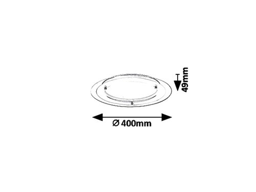 Plafoniera LED Lorna, alb, 18W, 1700lm, 4000K, IP20, Rabalux, 3487