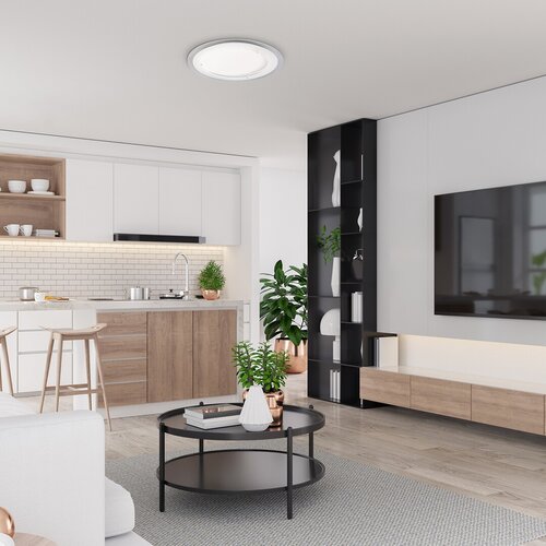 Plafoniera LED Lorna, alb, 18W, 1700lm, 4000K, IP20, Rabalux, 3487