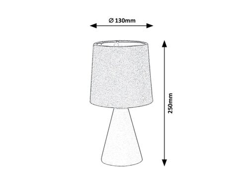 Veioza Nalani, bej, 1XE14, Rabalux 2694