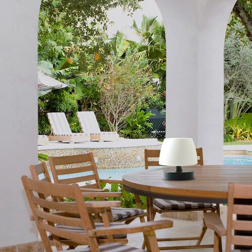 Veioza LED exterior Odera, negru, 3W, 140lm, 3000K, IP44, Rabalux, 7040