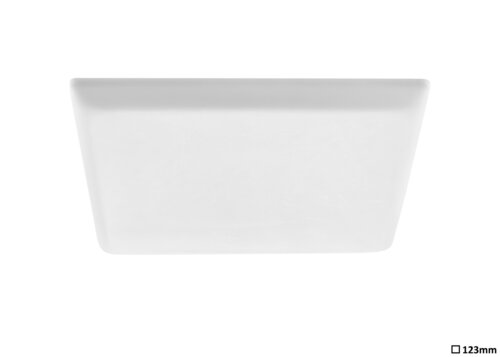 Spot incastrabil de baie Oleg, alb, 1272lm, LED 12W, 4000K,IP65, Rabalux 5372