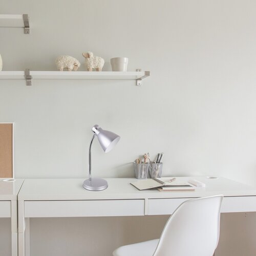 Veioza birou Patric, argintiu, 1xE14, Rabalux 4206