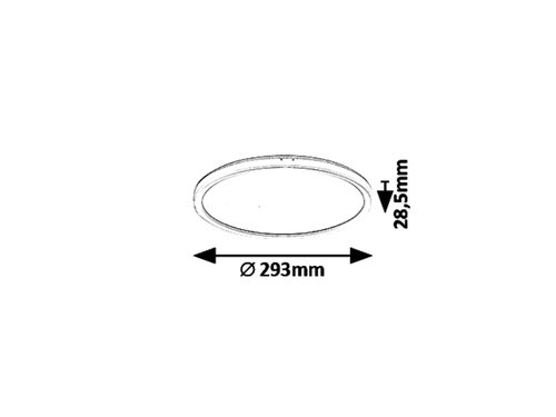 Plafoniera LED Pavel, alb, 18W, 1700lm, 4000K, IP20, Rabalux, 3427