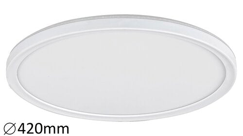 Plafoniera LED Pavel, alb, 22W, 2200lm, 4000K, IP20, Rabalux, 3428