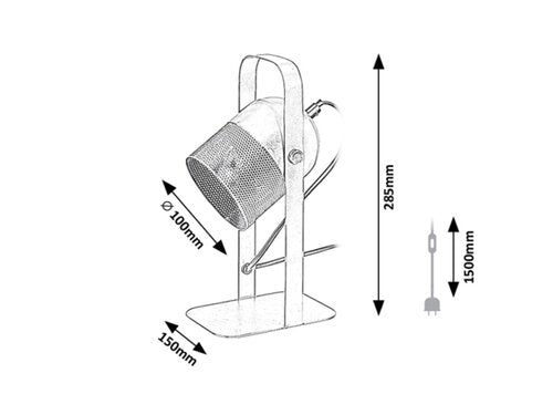 Veioza Ronnie, bej, E14 , Rabalux 5255