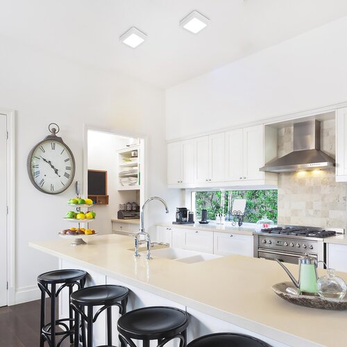 Plafoniera LED Shaun, alb, 12W, 1300lm, 4000K, IP20, Rabalux, 3174