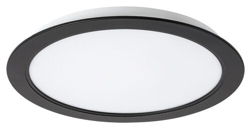Spot LED incastrat Shaun, negru, 12W, 1035lm, 4000K, D.14,5cm, IP20, Rabalux, 2679