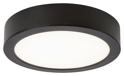 Plafoniera LED Shaun, negru, 17W, 1500lm, 4000K, IP20, Rabalux, 2687