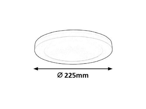 Plafoniera LED Sonnet, alb, 18W, 1880lm, 4000K, IP20, Rabalux, 1489