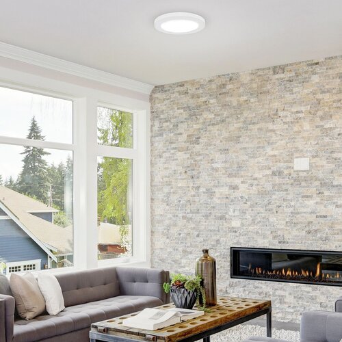 Plafoniera LED Sonnet, alb, 18W, 1880lm, 4000K, IP20, Rabalux, 1489