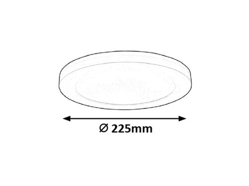 Plafoniera LED Sonnet, alb, 18W, 1880lm, 4000K, senzor de miscare, IP20, Rabalux, 1491