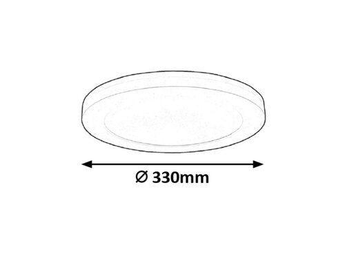 Plafoniera LED Sonnet, alb, 30W, 2800lm, 4000K, senzor de miscare, IP20, Rabalux, 1492