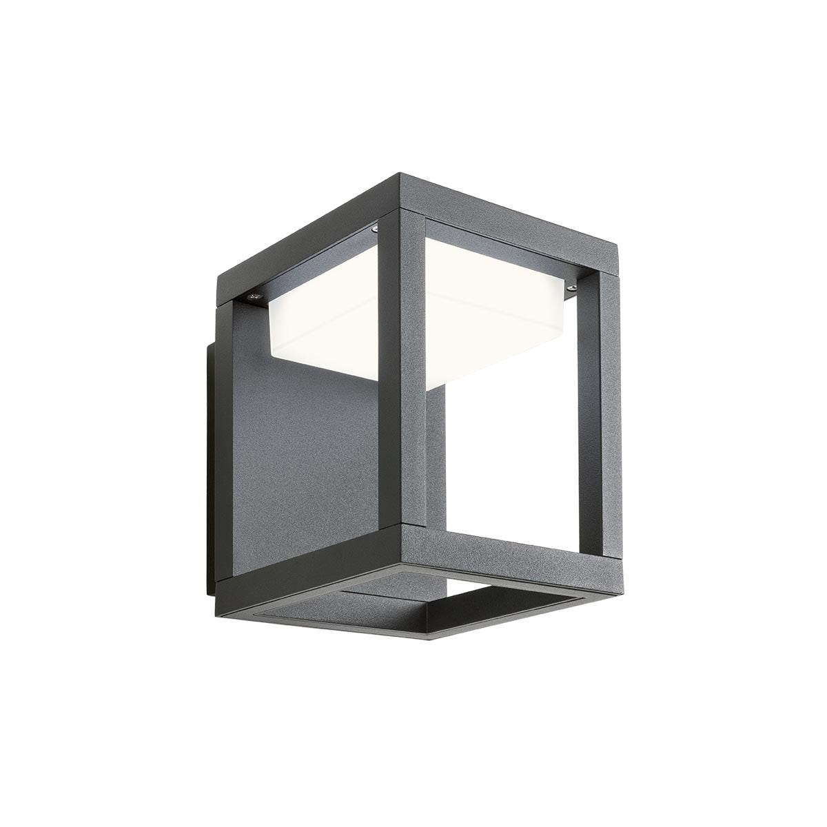 Aplica LED exterior Xiera, negru, 10W, 946lm, 3000K, IP54, Redo,9564