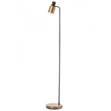 Lampadar Aurum, negru/alama, 1XE27, H.144 cm, Smarter, 01-3082