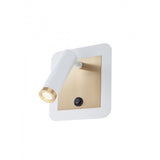 Aplica Closer, alb mat, LED, 6W, 378 lumeni, lumina calda 3000K, Smarter 01-3091