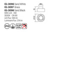 Plafoniera LED Punkt, negru mat, 6W, 374lm, 3000K, D.15cm, IP20, Smarter, 01-3098