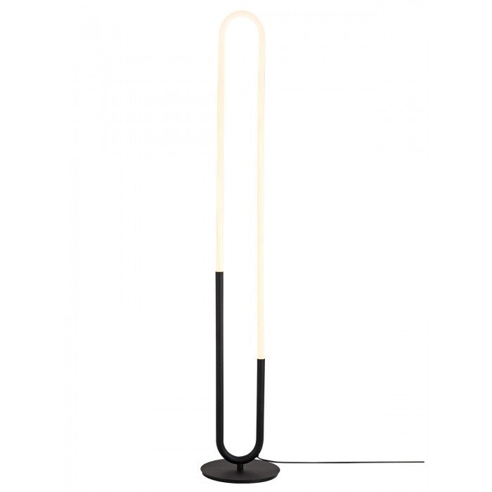 Lampadar Latium,negru mat, LED, 20W, 2400 lumeni, alb cald 3000K, H.133 cm, Smarter 01-3188