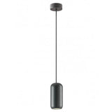 Lustra suspendata Boom, negru mat, 1XGU10, D.8 cm, Smarter 01-3474