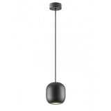 Lustra suspendata Boom, negru mat, 1XGU10, D.12 cm, Smarter 01-3477