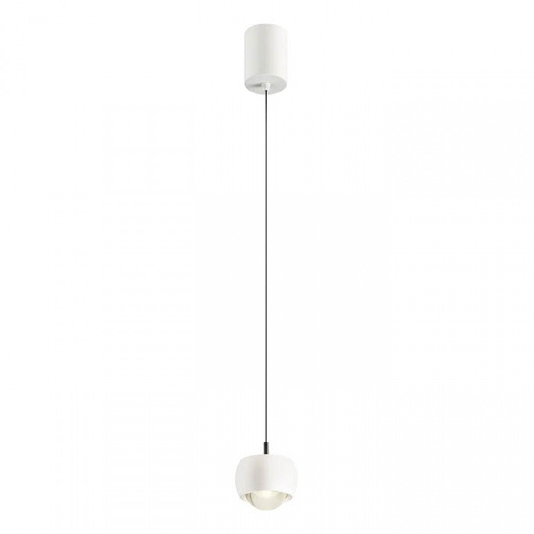 Lustra suspendata LED Aves, alb mat, 12W, 720lm, 3000K, H.200cm, IP20, Smarter, 01-3546