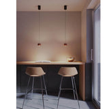 Lustra suspendata LED Aves, cafeniu mat, 12W, 720lm, 3000K, H.200cm, IP20, Smarter, 01-3548