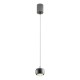 Lustra suspendata LED Aves, negru mat, 12W, 720lm, 3000K, H.200cm, IP20, Smarter, 01-3550