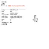 Aplica LED Kobe, negru/silver coffee, 8,5W, 613lm, 3000K, IP20, Redo, 01-3669
