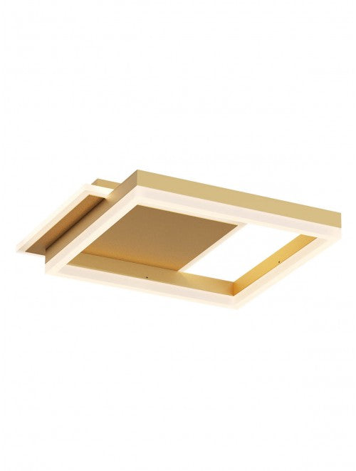 Aplica/plafoniera LED Sami, auriu mat, 40W, 1957lm, 3000K/4000K/6000k, L.33,2cm, IP20, Smarter, 01-3999