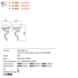 Aplica LED Scroll, bronz mat, 15W, 850 lm, 3000K/4000K/6000K, IP20, Redo, 01-4005