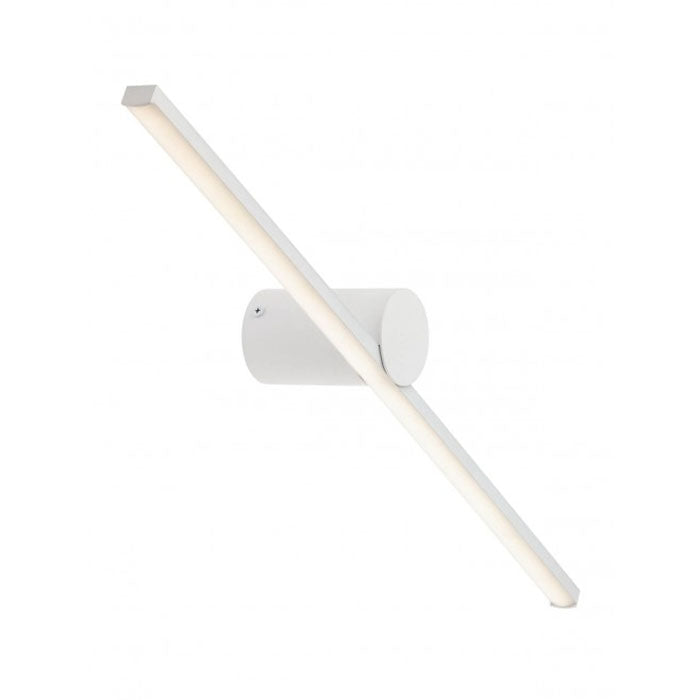 Aplica Row, alb mat, LED, 12W, 728 lumeni, 4000K, IP44, L.60 cm, Smarter 01-4030