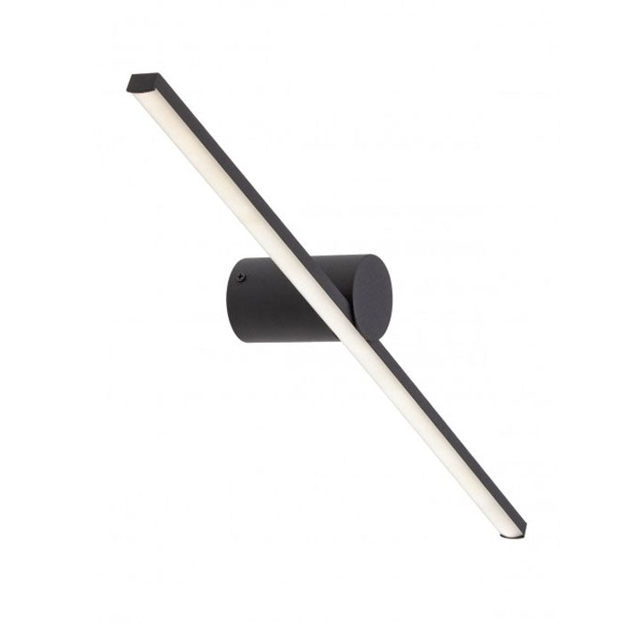 Aplica Row, negru mat, LED, 12W, 728 lumeni, 3000K, IP44, L.60 cm, Smarter 01-4031