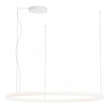 Lustra LED Halley, alb, 60W, 5860lm, 2700K, 3000K, 4000K, D.123cm, IP40, Redo, 01-4458