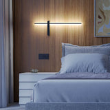 Aplica LED Tangent, negru mat, 9W, 860lm, lumina calda 2700K,2850K,3000K, IP20, Redo, 01-4675