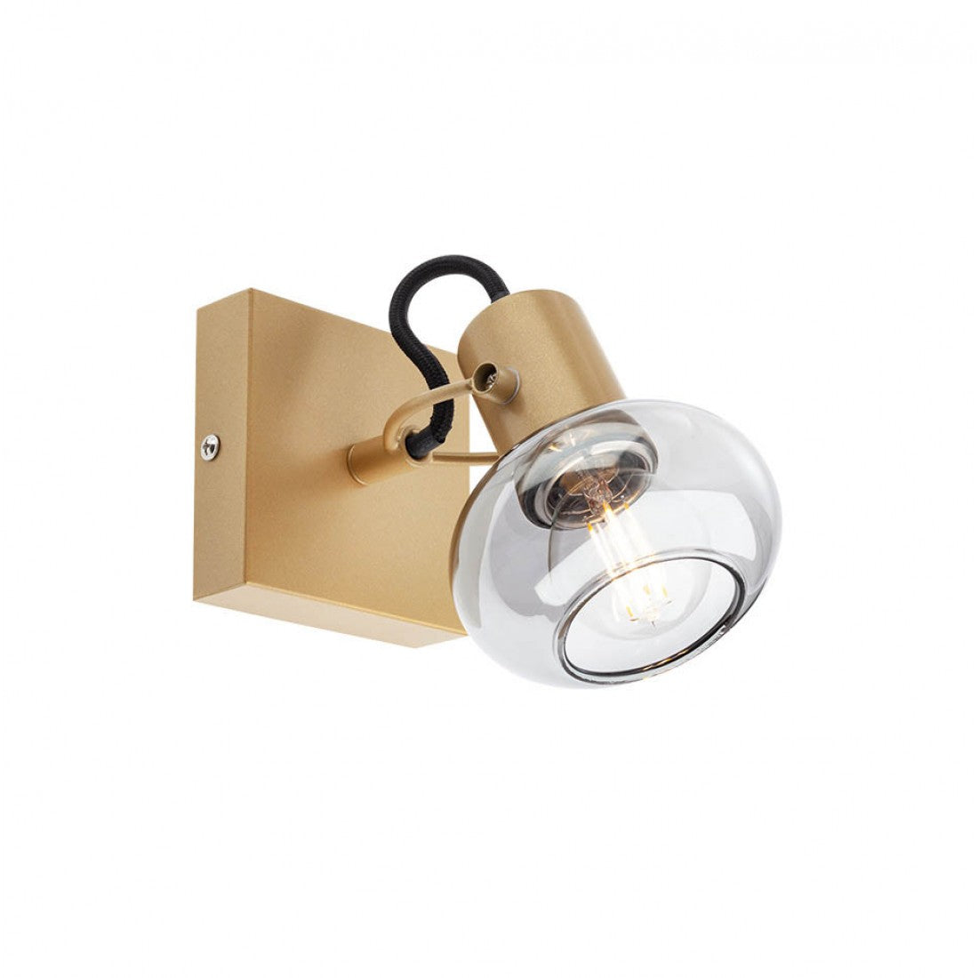 Aplica Matias, aur mat, 1xE14, L.15cm, IP20, Smarter, 04-546