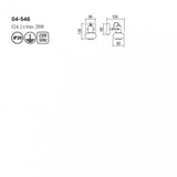 Aplica Matias, aur mat, 1xE14, L.15cm, IP20, Smarter, 04-546