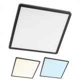 Plafoniera LED Memo, negru, 24W, 2500lm, 3000K/4000K/6500K, L.42cm, IP20, Smarter, 05-1009