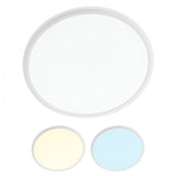 Plafoniera Memo, alb mat, LED CCT, 15W, 1900 lumeni, 3000K-4000K-6500K, D. 25 cm, IP54, Smarter 05-942