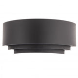 Aplica de perete Peg, negru mat, 1xE14, L.25cm, IP20, Smarter, 05-955